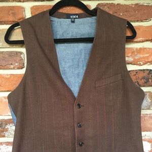 1901 Vest Nordstrom Glen Plaid M